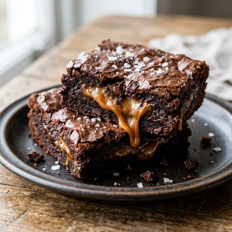 Salted Caramel Brownies
