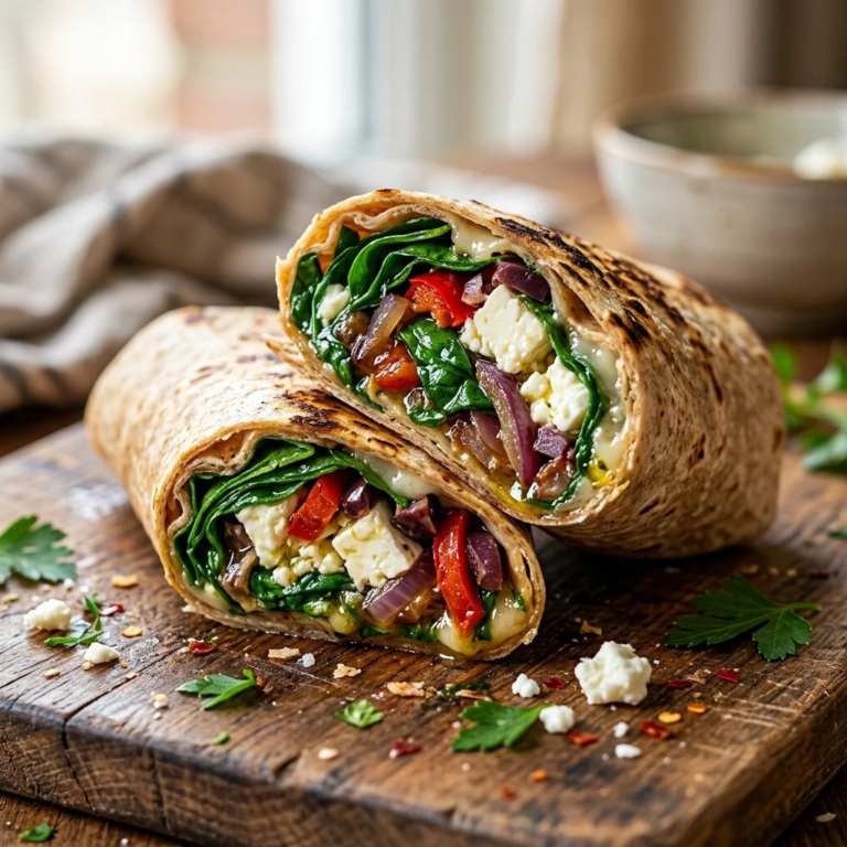 Spinach Feta Wraps