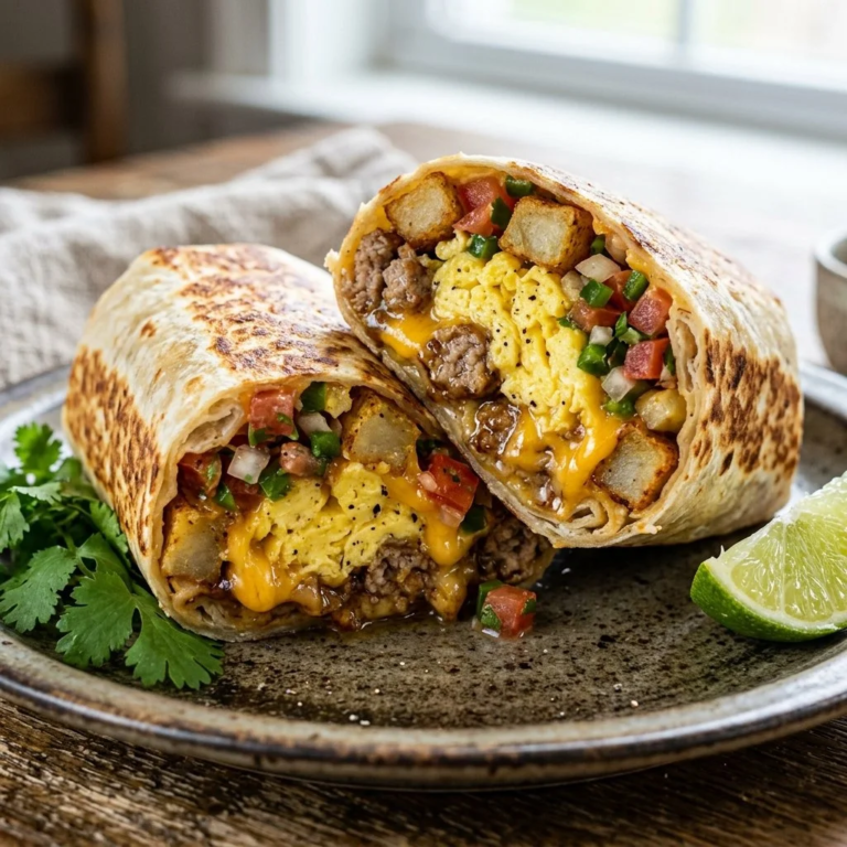 Make Ahead Breakfast Burritos