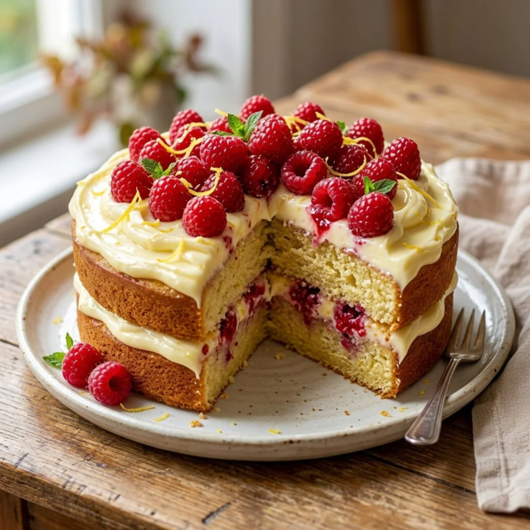 Lemon Raspberry Cake